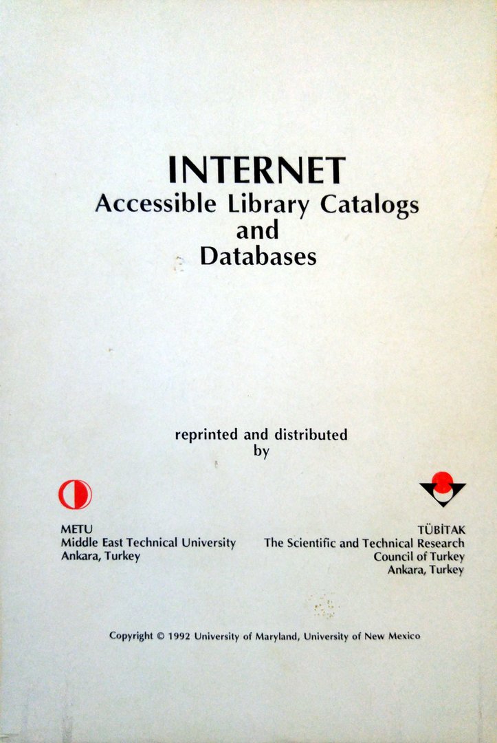 1992 - İnternet-accessible...-katalog