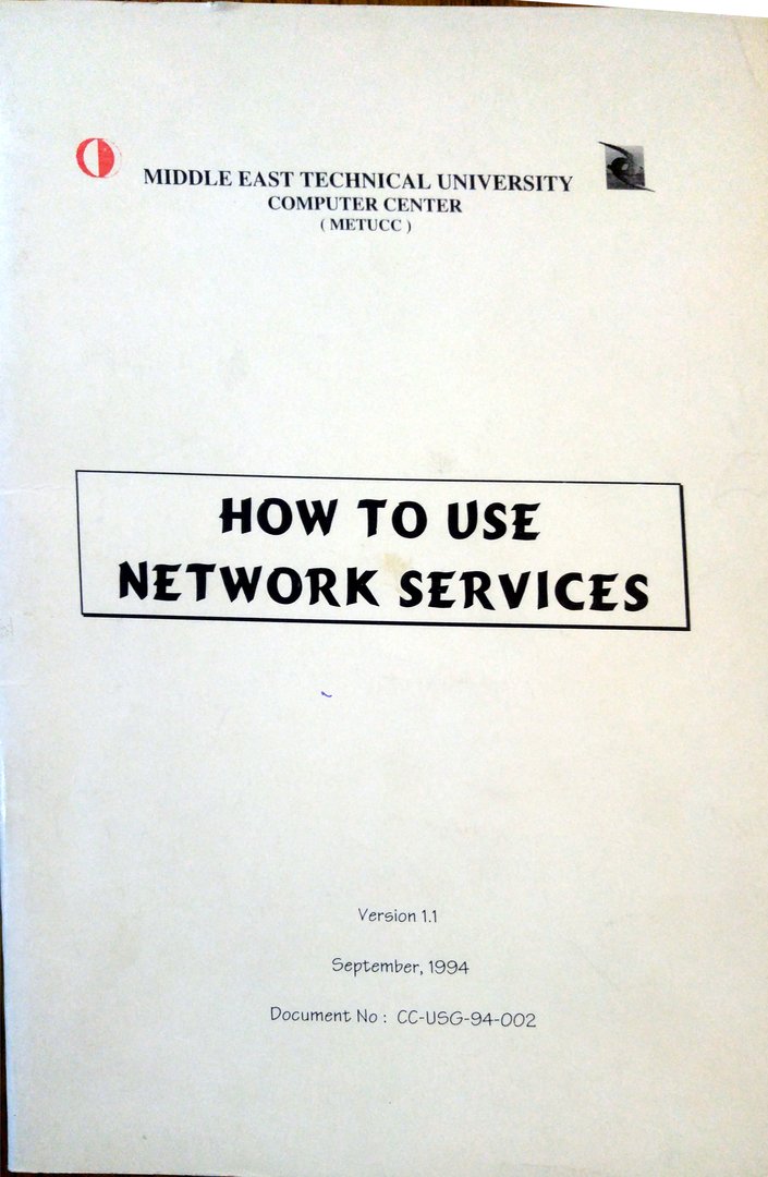 1994 - Kitap-How-to-use-network-services